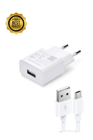 Abatech Hızlı Şarj Destekli USB Micro Girişli Adaptör ve Kablo Şarj Aleti 18W 3.4A ürün görseli 1