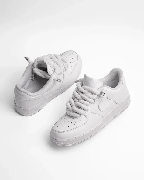 Nike Air Force 1 - Rope White - Resim 4