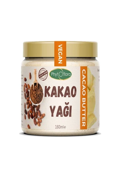 Phytoflora Katı Soğuk Sıkım Kakao Yağı 160 Ml ürün görseli 1