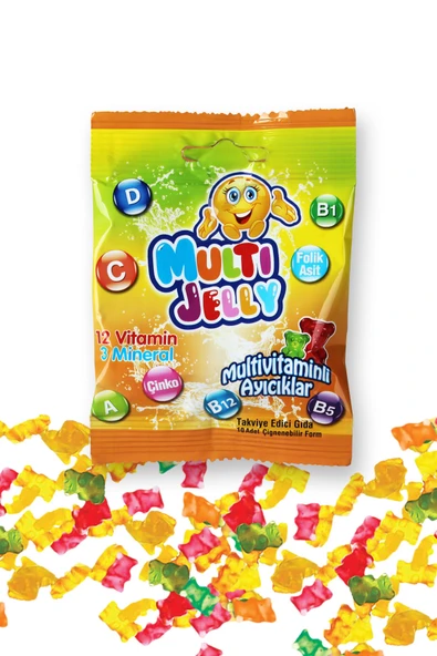 MULTİ JELLY JELİBON 20 GR - 7 ADET ürün görseli 1