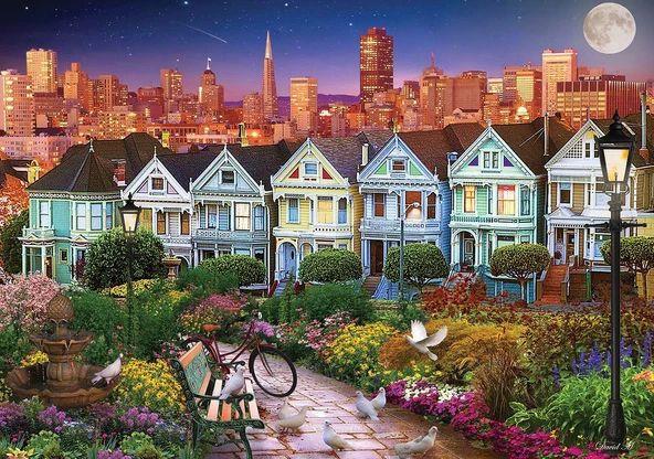 Ks Puzzle San Fran David Maclean 3000 Parça Puzzle ürün görseli 1