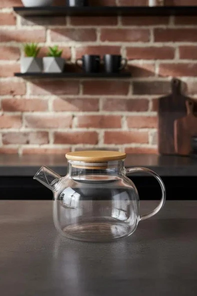 Taric Cam Demlik 800ml B6331 ürün görseli 1