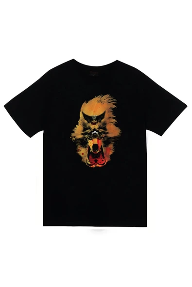 fame-stoned Buck Tick - Müzik Grubu - Darker Than Darkness Albüm Baskılı Unisex %100 Pamuk Siyah T-shirt ürün görseli 1