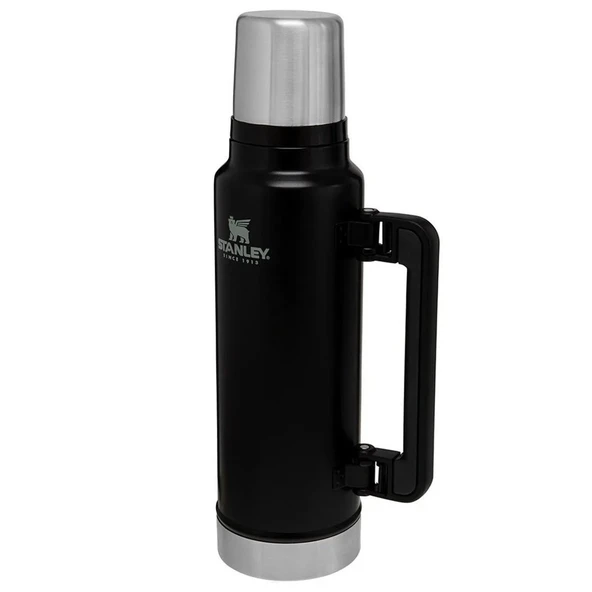 Stanley Klasik Vakumlu Çelik Termos 1.4 Lt Siyah - Resim 6