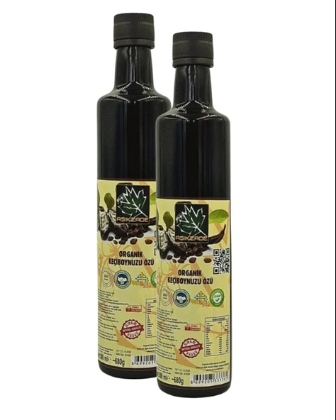Aşıkzade Organik Keçiboynuzu Özü 500 ML 2'li Set ürün görseli 1
