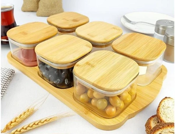 Mien Bambu Tepsili 6 lı Kahvaltılık - Resim 2