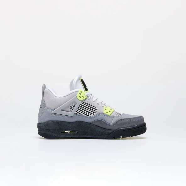 Air Jordan 4 Retro Cool Grey/ Volt-Wolf Grey-Anthracite ürün görseli 1