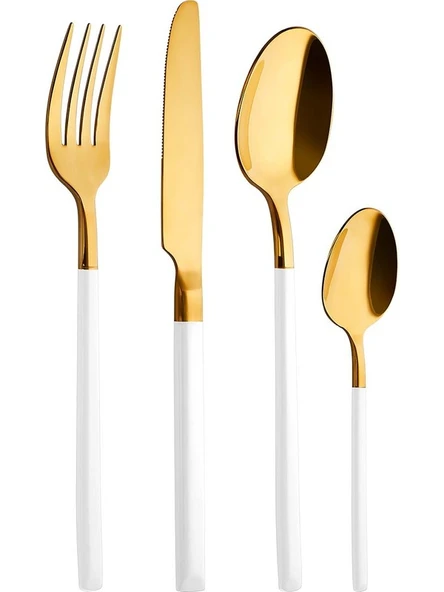 Aryıldız Soho Prestige 24 Parça Çkb Gold Beyaz ürün görseli 1