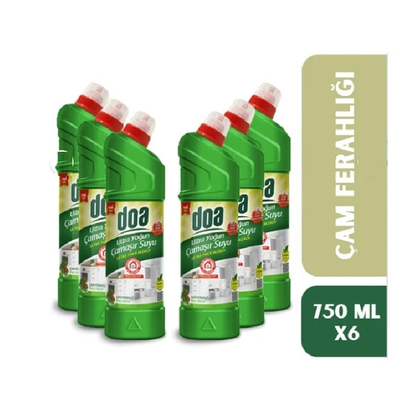 Doa Ultra Yoğun Kıvam Çamaşır Suyu Çam Ferahlığı 750 Ml x 6 Adet ürün görseli 1