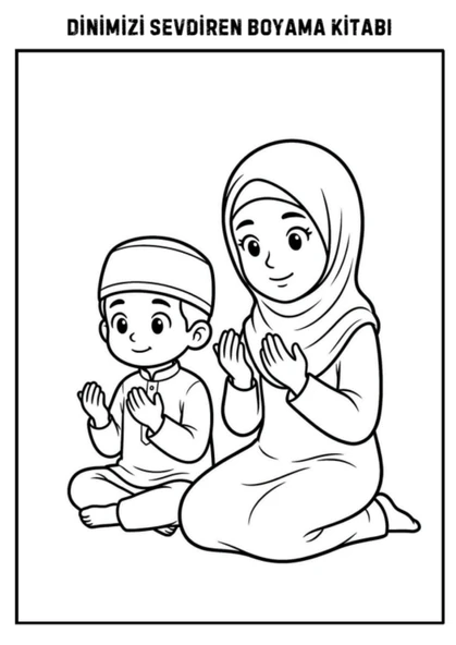 Dinimizi Sevdiren Boyama Kitabı - Resim 5