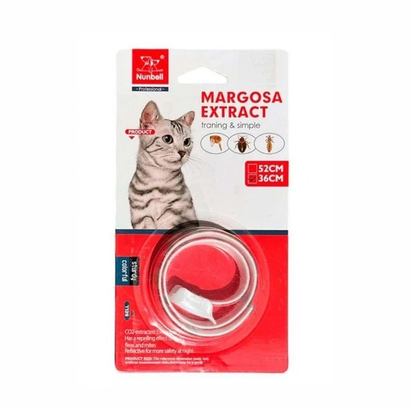 Nunbell Bit Pire ve Kene Uzaklaştırıcı Kedi Tasması 36 Cm ürün görseli 1