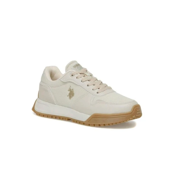U.S.POLO ASSN GWEN 4FX BEJ COMFORT CASUAL ANATOMİK SPOR AYAKKABISI ürün görseli 1
