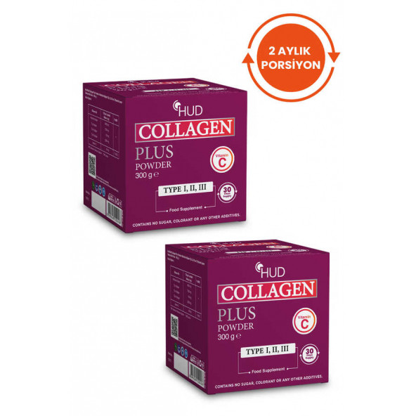 Hud Collagen Plus Powder Tip123- 300 Gr 2ADET - Resim 2