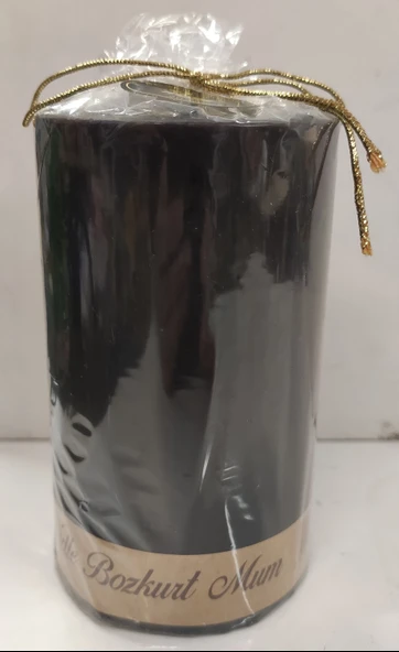 BOZKURT SUTUN MUM 7CMX12CM SİYAH ürün görseli 1