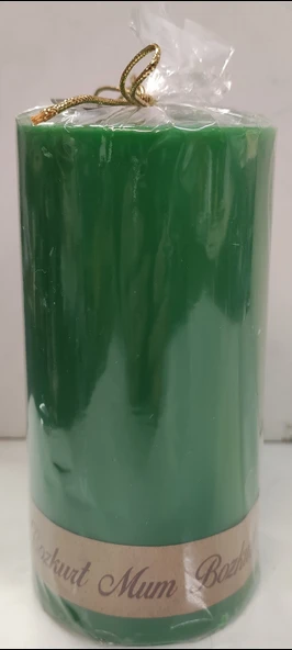 BOZKURT SUTUN MUM 7CMX12CM YEŞİL ürün görseli 1