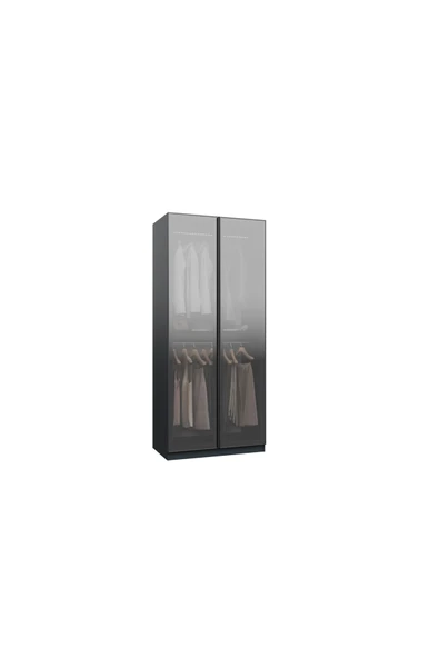 CANBAZ FURNİTURE Esla Modüllü 2 Kapaklı ASKILI % 100 MDF (KURULUM DAHİL) ürün görseli 1