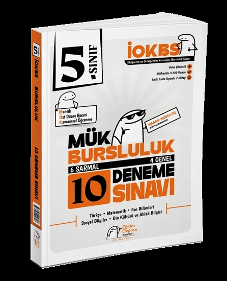 Eğitim Deposu Yayınları 5. Sınıf Iokbs Mük-Bursluluk 10 Deneme Sınavı ürün görseli 1