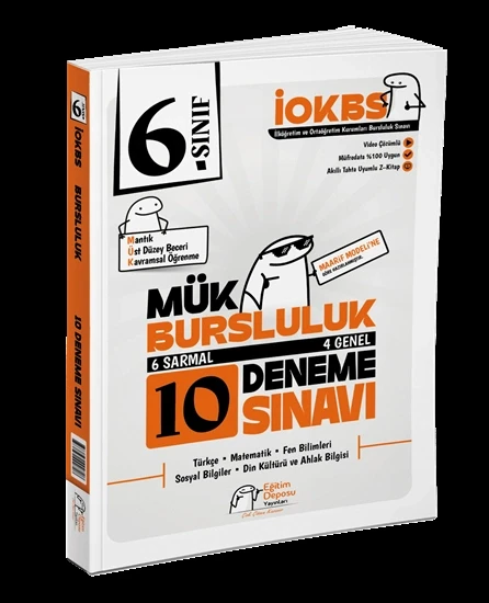 Eğitim Deposu Yayınları 6. Sınıf Iokbs Mük-Bursluluk 10 Deneme Sınavı ürün görseli 1