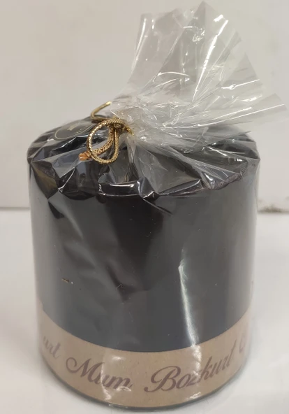 BOZKURT SUTUN MUM 7CMX7CM SİYAH ürün görseli 1