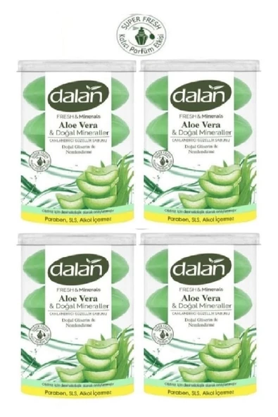 Fresh Minerals Duş Sabunu 16 Adet Aloe Vera 440 Gr X 4 Paket ürün görseli 1
