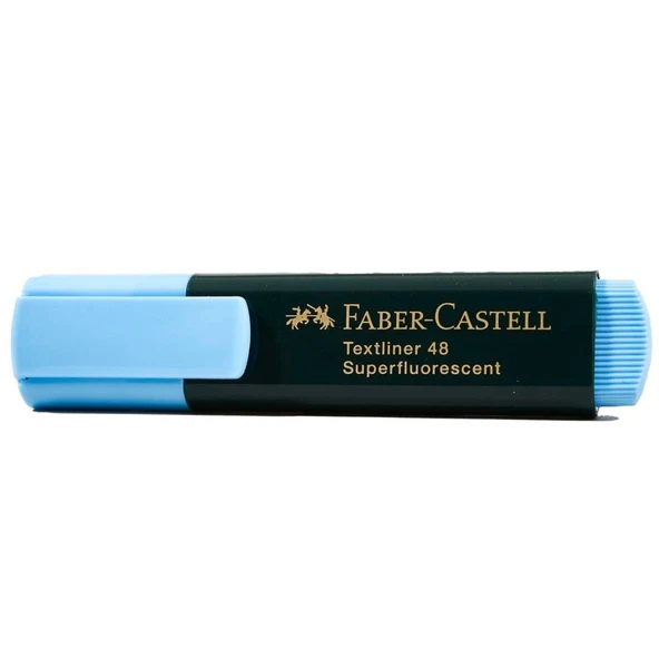 Faber Castell Fosforlu Kalem Mavi ürün görseli 1