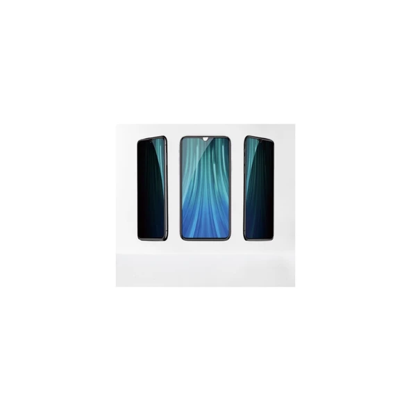 Xiaomi Redmi 9 Mat Hayalet Ekran Gizli Privacy Tam Kaplayan Kırılmaz Cam Seramik Nano Ekran Koruyucu Şeffaf ürün görseli 1