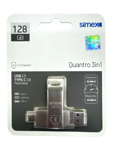 Samsung Uyumlu Type C Flash Bellek Uyumlu 128 Gb Otg Usb Type C Flash Bellek Disk Pc Uyumlu ürün görseli 1
