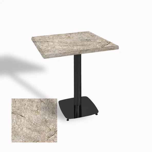 Tokyo Kare Masa (ESB) 60x60 cm - (Werzalit, Wermodin ve Allzalit Tabla) - Scala Marble ürün görseli 1
