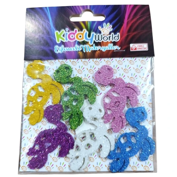Kiddy World Şekilli Eva Figürleri 0043-Kaplumbağa ürün görseli 1