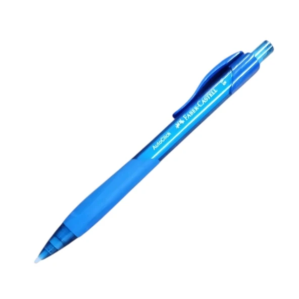 Faber Castell Auto Click 0.5 Color Barrel Uçlu Kalem-Mavi ürün görseli 1