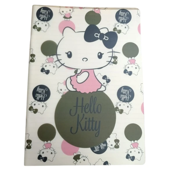 My Note Hello Kitty 40 Yaprak Çizgili Defter Uc6020-Ç-Yeşil ürün görseli 1