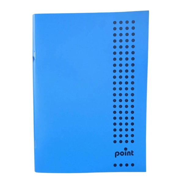 Point A4 Pp Kp. Dikişli 100yaprak Defter Çizgisiz-Mavi ürün görseli 1