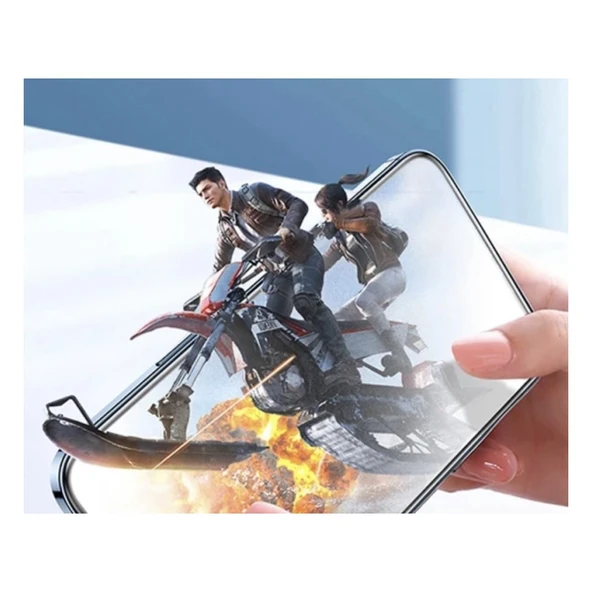 Apple iphone 6 Mat Hayalet Ekran Gizli Privacy Tam Kaplayan Kırılmaz Cam Seramik Nano Ekran Koruyucu Beyaz ürün görseli 1