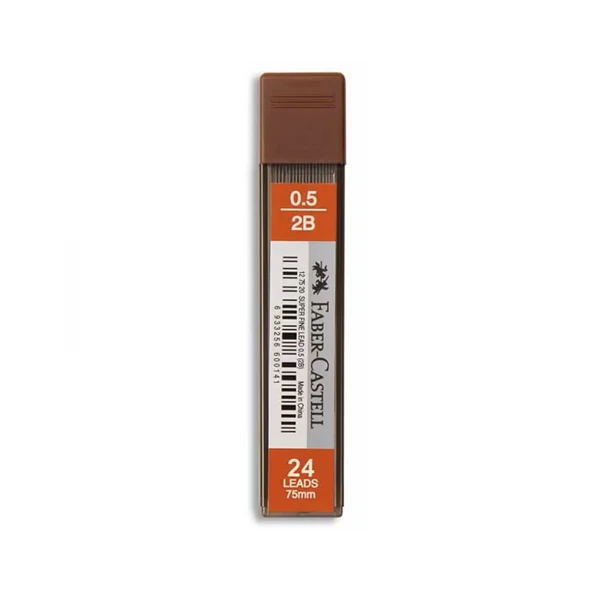 Faber Castell Super Fine Lead 2b 0.5 Mm Uç 75 Mm ürün görseli 1