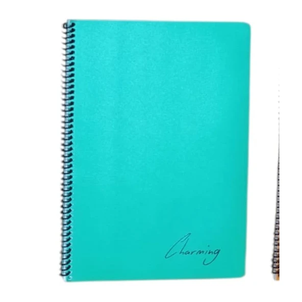 Tokaç A4 PP KP Spiralli 72 Yp Çizgili Defter-Yeşil ürün görseli 1