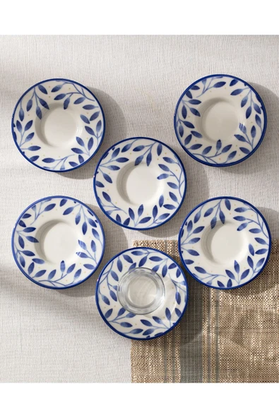 Madame Coco Luxe Bifurquer 6'lı Çay Tabağı Seti - Resim 2