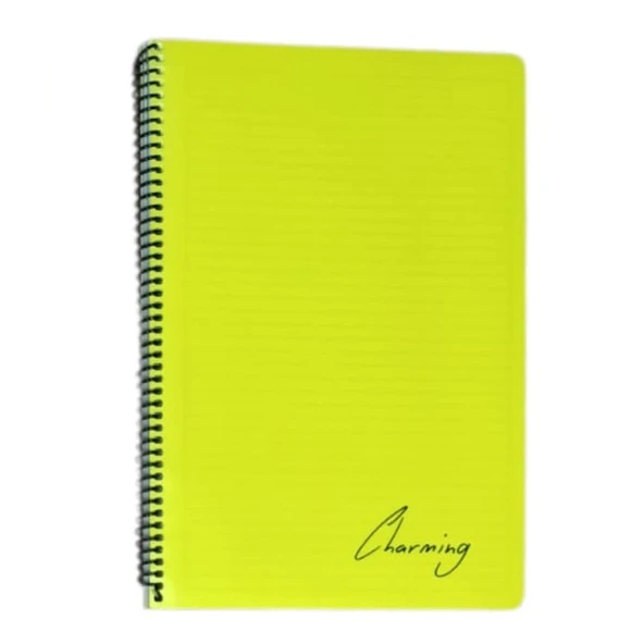 Tokaç A4 PP KP Spiralli 96 Yp Çizgili Defter-Sarı ürün görseli 1