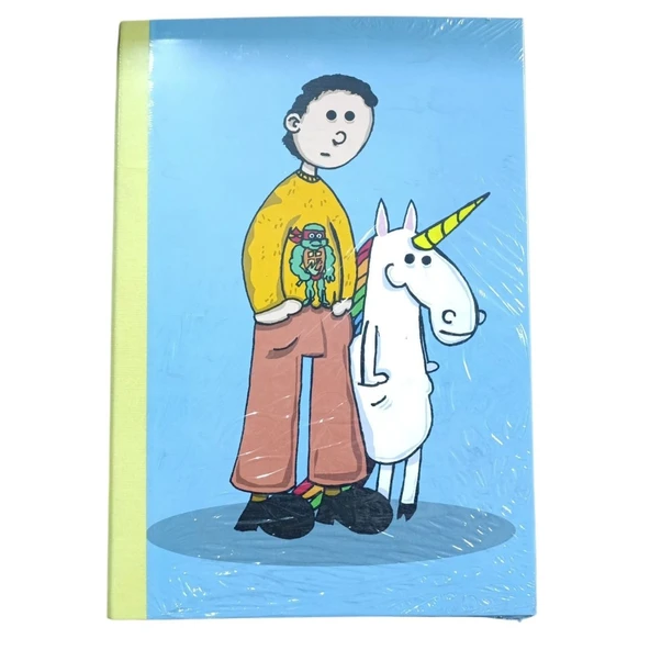 Paklon Kapaklı Tasarımlı Sekreterlik-Unicorn ve Adam ürün görseli 1