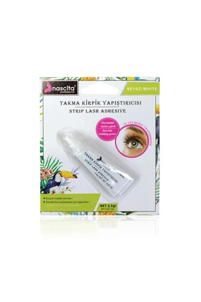 Beyaz Takma Kirpik Yapıştırıcı 2.5 Gr ürün görseli 1