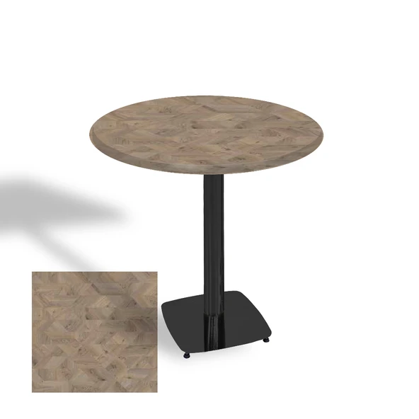 Tokyo Yuvarlak Masa (ESB) Çap 60cm - (Werzalit, Wermodin ve Allzalit Tabla) - Edgy Wood ürün görseli 1