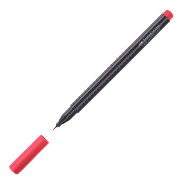 Faber-Castell Grip Finepen 0.4 mm Koyu Kırmızı CM26 ürün görseli 1