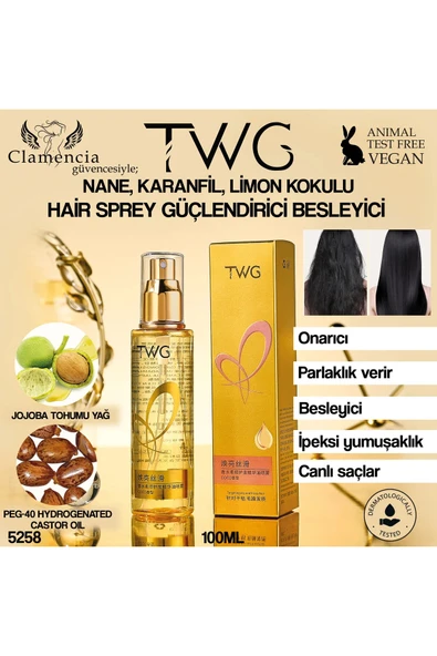 Parfüm Özlü Saç Yatıştırıcı Yağ Spreyi 100ml ürün görseli 1