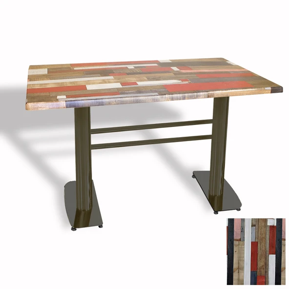 Tokyo Masa ESB (Werzalit, Allzalit yada Wermodin Tabla 80x120) - Red Wood ürün görseli 1
