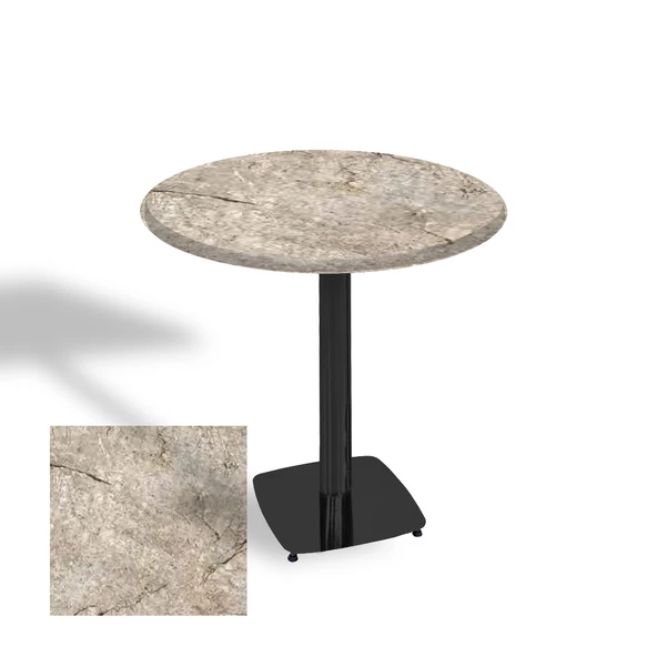 Tokyo Yuvarlak Masa (ESB) Çap 80cm - (Werzalit, Wermodin ve Allzalit Tabla) - Scala Marble ürün görseli 1