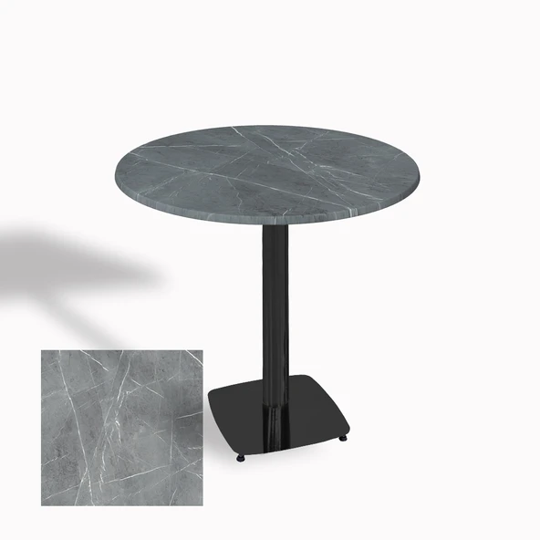 Tokyo Yuvarlak Masa (ESB) Çap 90cm - (Werzalit, Wermodin ve Allzalit Tabla) - Light Temperado ürün görseli 1