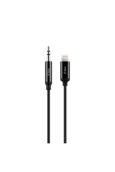 1 Metre Aux 3.5mm To Iphone Lightning Ses Aktarım Kablosu, Iphone Aux Kablo ürün görseli 1
