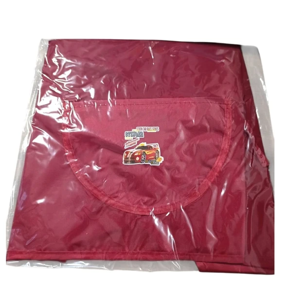 U4 Anaokulu Önlüğü F431-Bordo Car No:1 ürün görseli 1