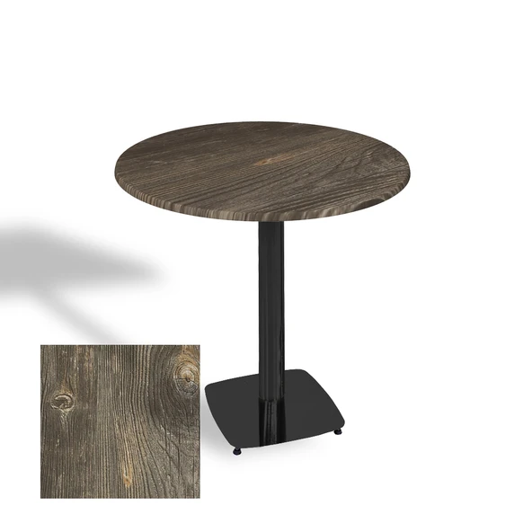 Tokyo Yuvarlak Masa (ESB) Çap 70cm - (Werzalit, Wermodin ve Allzalit Tabla) - Old Pine ürün görseli 1