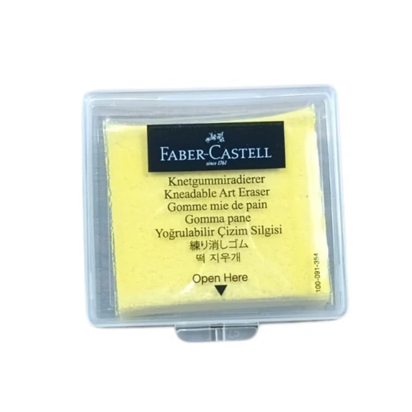 Faber Castell Art Eraser Hamur Silgi 12 73 21-Sarı ürün görseli 1