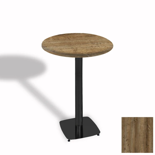 Bistro Masa Tokyo ESB - (Werzalit, Wermodin ve Allzalit Tabla 70 cm çap) - Canyon Hidalgo ürün görseli 1